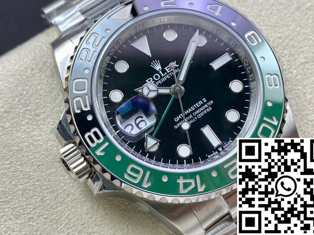 M126720VTNR-0001 Factory II Clean Dial Master GMT Black Rolex 0807